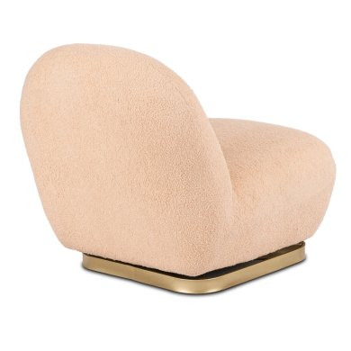 Кресло мягкое поворотное Mebel Elit SONNY Boucle Оранжевый ME.SONNY/BZ/ZL/TB/FW фото - 4
