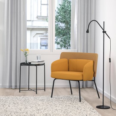 IKEA Крісло м'яке BINGSTA Жовтий (ИКЕА БИНГСТА) 40455649 фото - 2