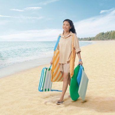 IKEA Садова парасоля STRANDON 140 см Жовтий (ИКЕА СТРАНДОН) 70522765 фото - 4