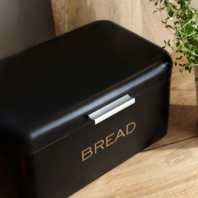 Хлібниця Homla KINE 30x18см | Чорний - 3 Хлібниця Homla KINE 30x18см | Чорний 159648 фото - 3