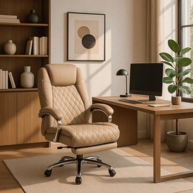 Масажне офісне крісло Mebel Elit GIORGIO Бежевий ME.GIORGIO/BZ/E/FO фото - 12