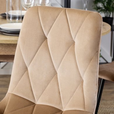 Обеденный стул Mebel Elit ROBIN Welur Бежевый ME.ROBIN/BZ/V/K фото - 8