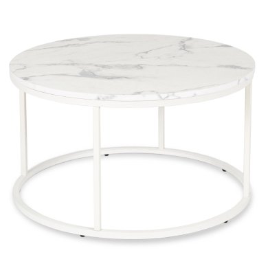 Журнальный стол Mebel Elit AGNES MAX Marmur Белый - 2 Журнальный стол Mebel Elit AGNES MAX Marmur Белый ME.MAXAGNES/BM/B/L фото - 2