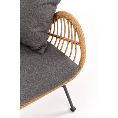 Садовий диван Halmar IKARO XL Сірий - 12 Садовий диван Halmar IKARO XL Сірий V-CH-IKARO_XL-SOFA фото - 12