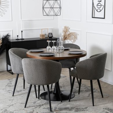 Обідній стілець Mebel Elit TAYLOR Velvet Сірий ME.TAYLOR/P/SZTR/K фото - 6