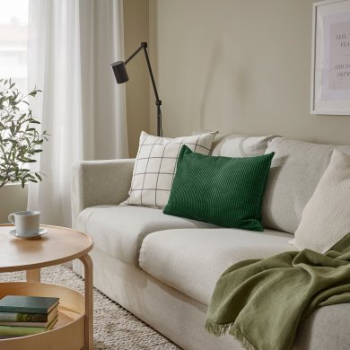 IKEA Декоративна наволочка ASVEIG 40х58 см Зелений (ИКЕА АСВЕЙГ) 20572423 фото - 4