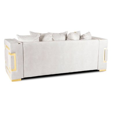 Диван Mebel Elit PALLAZO 3S Welur Кремовый ME.PALLAZO3S/KR/ZL/V/SOF фото - 3