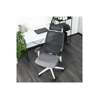 Кресло поворотное Mebel Elit NICKI | Серый - 10 Кресло поворотное Mebel Elit NICKI | Серый ME.NICKI/B/P/T/FO фото - 10