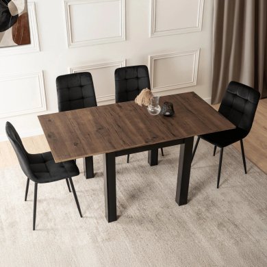 Розкладний обідній стіл Mebel Elit MAX Горіх W.MAX/OM/CZ/S фото - 6