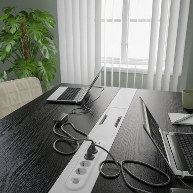 IKEA Письменный стол MITTZON Черный (ИКЕА МИЦОН) 59533398 фото - 3