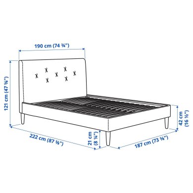 IKEA IDANAS (ИКЕА ИДАНАС) 90458947 фото - 4