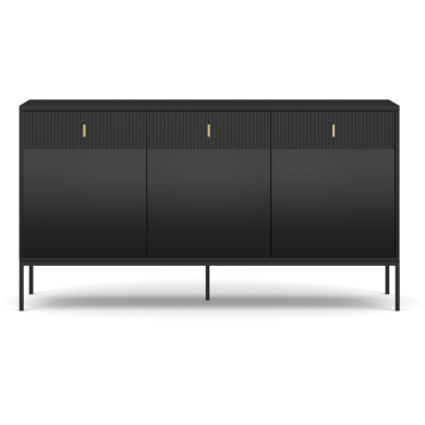 Комод Mebel Elit MARCOS Черный W.MAGGIORE/CZ/KOM3D3S фото - 3