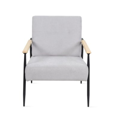 Крісло м'яке Homla VELUDO Сірий 213192 фото - 2