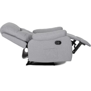 Кресло мягкое раскладное массажное с реклайнером Mebel Elit INTER 2 Серый - 5 Кресло мягкое раскладное массажное с реклайнером Mebel Elit INTER 2 Серый ME.INTER2/P/T/FW фото - 5