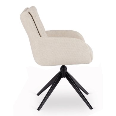 Обеденный стул поворотный Mebel Elit JULY Кремовый ME.JULY/KR/T/K фото - 3