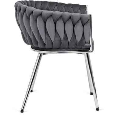 Обідній стілець Mebel Elit SIENA Сірий ME.SIENA/P/CH/V/K фото - 3