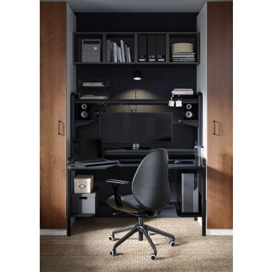 IKEA Компьютерный стол FREDDE Черный (ИКЕА ФРЕДДЕ) 50219044 фото - 7