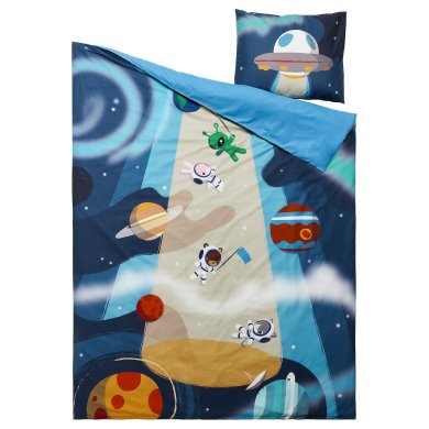 Комплект постельного белья AFTONSPARV 150х200 см Принт - 7 IKEA Комплект постельного белья AFTONSPARV 150х200 см Принт (ИКЕА АФТОНСПАРВ) 20554037 фото - 7