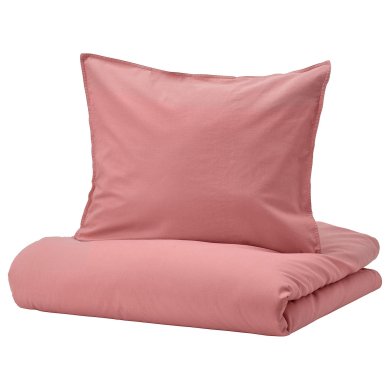 IKEA Комплект постільної білизни ANGSLILJA 150х200 см Рожевий (ИКЕА АНГСЛИЛЯ) 30537636