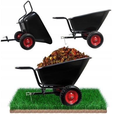 Садовая тележка Garden Line 160 л Черный WOZ3849 фото - 3