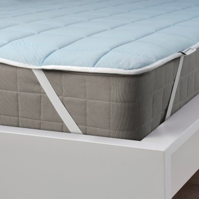 IKEA Наматрасник на резинке KEJSAROLVON 90х200 см Голубой (ИКЕА КЕЙСАРОЛВОН) 70580425 фото - 2