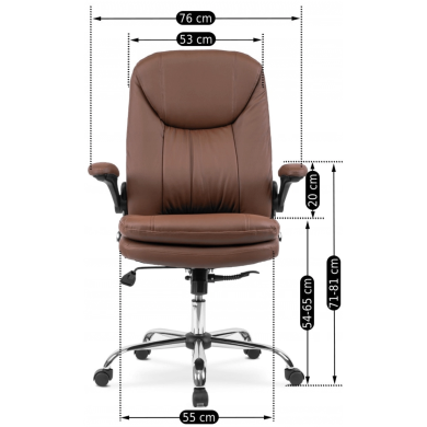 Офисное кресло Mebel Elit PARIS Коричневый ME.PARIS/BR/E/FO фото - 8