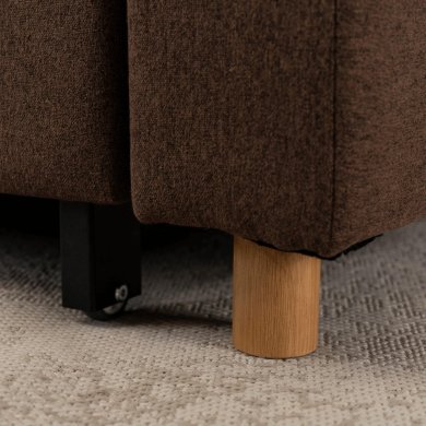 Крісло м'яке розкладне Mebel Elit SOLOR Коричневий ME.SOLOR/BR/T/FW фото - 16