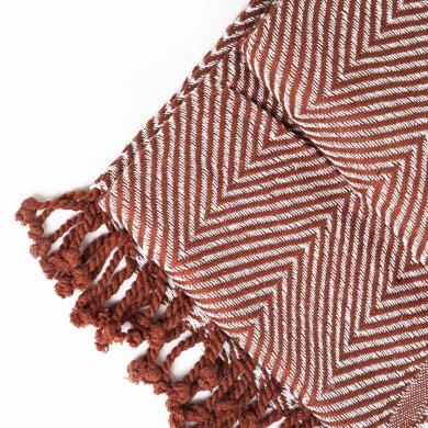 Плед Homla SPARRE 130x170 см Коричневый 210084 фото - 2