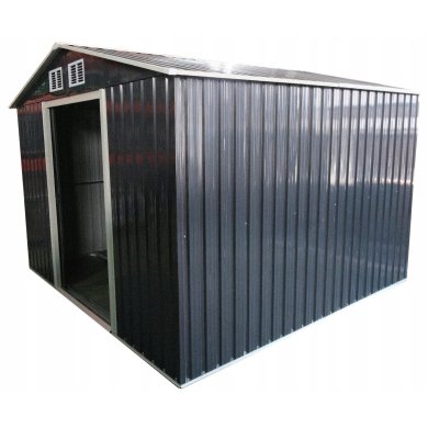 Садовый домик Kontrast DM1004 257x257x192 см Антарцит 5.90.21260
