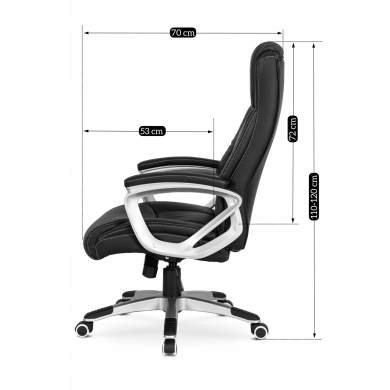 Офісне крісло Mebel Elit BRAVO Чорний ME.BRAVO/CZ/E/FO фото - 12