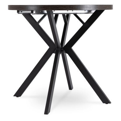 Раскладной обеденный стол Mebel Elit DORIAN Черный - 3 Раскладной обеденный стол Mebel Elit DORIAN Черный ME.DORIAN/CZ/CZ/S фото - 3