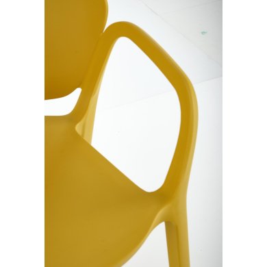 Садовий стілець Halmar K491 Гірчичний V-CH-K/491-KR-MUSZTARDOWY фото - 15