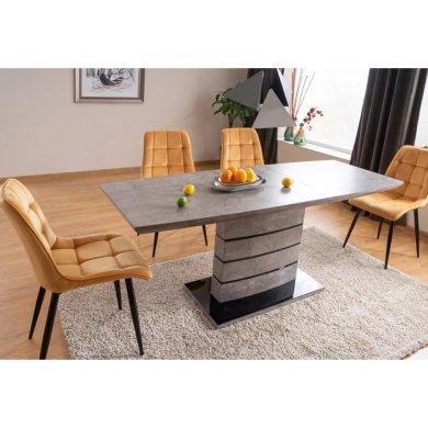 Обідній стілець Signal CHIC Welur Каррі CHICVCCU фото - 6