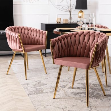 Обідній стілець Mebel Elit CAPI Welur Рожевий ME.CAPI/R/ZL/V/K фото - 7