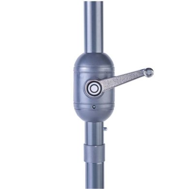 Садовый зонт LerMen ARKEA 270x135 см Серый 83811980 фото - 12