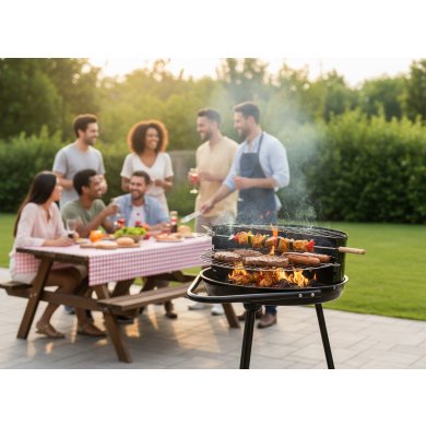 Угольный гриль Garden Line BBQ5351 Черный BBQ5351 фото - 6
