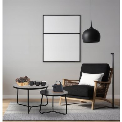 Комплект журнальних столів Kontrast SK114MCZ Marmur 2 шт Чорний - 4 Комплект журнальних столів Kontrast SK114MCZ Marmur 2 шт Чорний 6.06.14706 фото - 4