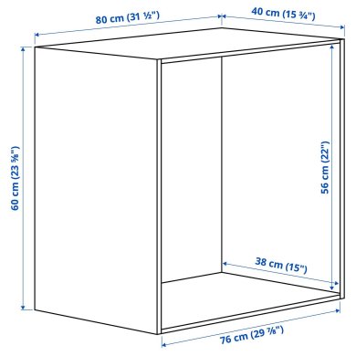 IKEA Каркас PLATSA (ИКЕА PLATSA) 30330971 фото - 4