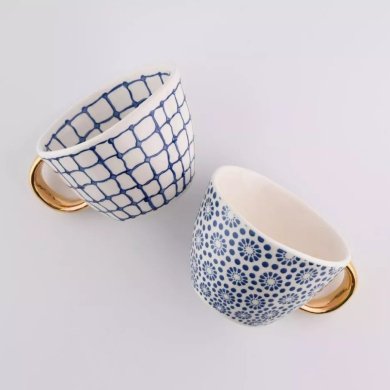 Чашка Duka SIREN 300 мл | Белый / Синий / Золотой 1219820 фото - 8