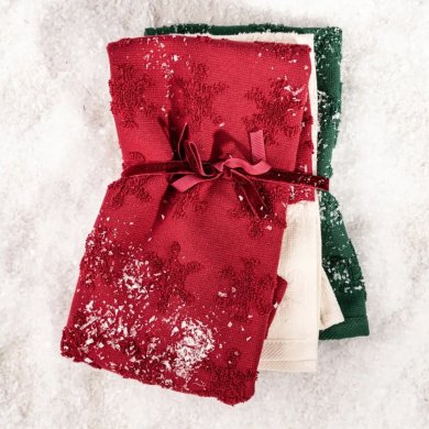 Набір рушників для рук Homla SNOWFLAKE 30x50 см 3 шт Різнокольоровий 247245 фото - 5