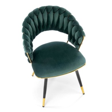 Обеденный стул Halmar K551 Темно-зеленый - 7 Обеденный стул Halmar K551 Темно-зеленый V-CH-K/551-KR-C.ZIELONY фото - 7