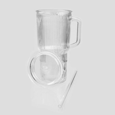 Стакан с трубочкой Homla BERE 1 л Прозрачный 241083 фото - 2