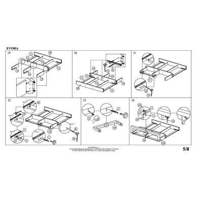 Кровать Halmar Evora | 160х200 /  Бежевый V-CH-EVORA-LOZ фото - 24