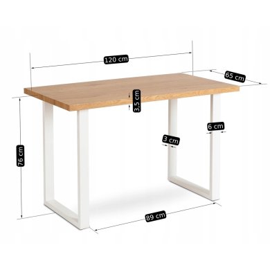 Обідній стіл Mebel Elit ALTE 2 Дуб золотий - 11 Обідній стіл Mebel Elit ALTE 2 Дуб золотий ME.ALTE2/DZ/B/S фото - 11