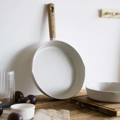 Сковорода Homla LOREBURN 28 см Кремовый - 6 Сковорода Homla LOREBURN 28 см Кремовый 228071 фото - 6