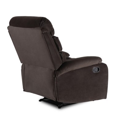 Крісло м'яке розкладне з реклайнером Mebel Elit KOBE Welur Коричневий ME.KOBE/CZ/V/FW фото - 5