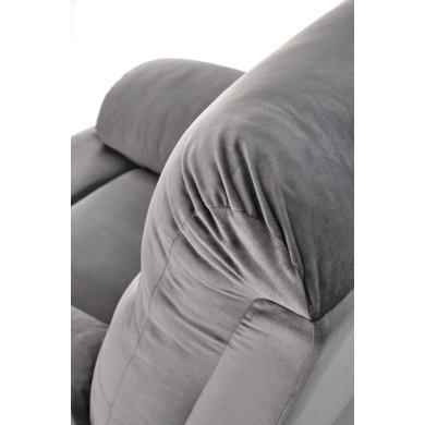 Кресло мягкое раскладное с реклайнером Halmar DRAGER Пепельный V-CH-DRAGER-FOT-POPIELATY фото - 11