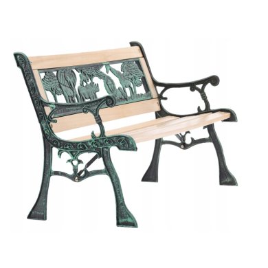 Садовая скамья для детей Garden Line MEB0889 Дерево - 4 Садовая скамья для детей Garden Line MEB0889 Дерево MEB0889 фото - 4