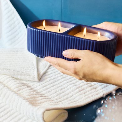 Ароматическая свеча Homla COZY Vanilla Honey 210 г Синий - 8 Ароматическая свеча Homla COZY Vanilla Honey 210 г Синий 234187 фото - 8