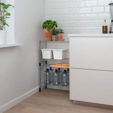 Стелаж OMAR Сріблястий - 3 IKEA Стелаж OMAR Сріблястий (ИКЕА ОМАР) 79412946 фото - 3